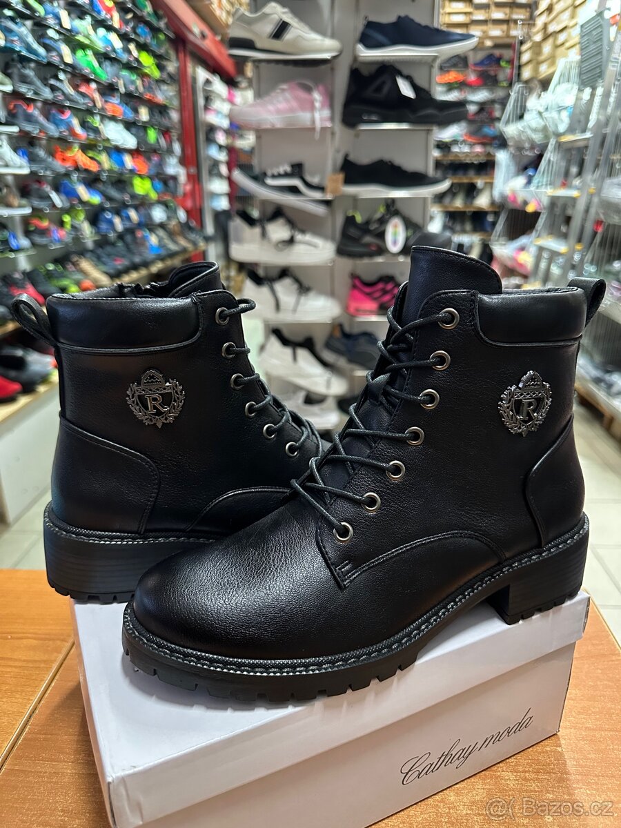 Černá zimní kozačky - 2