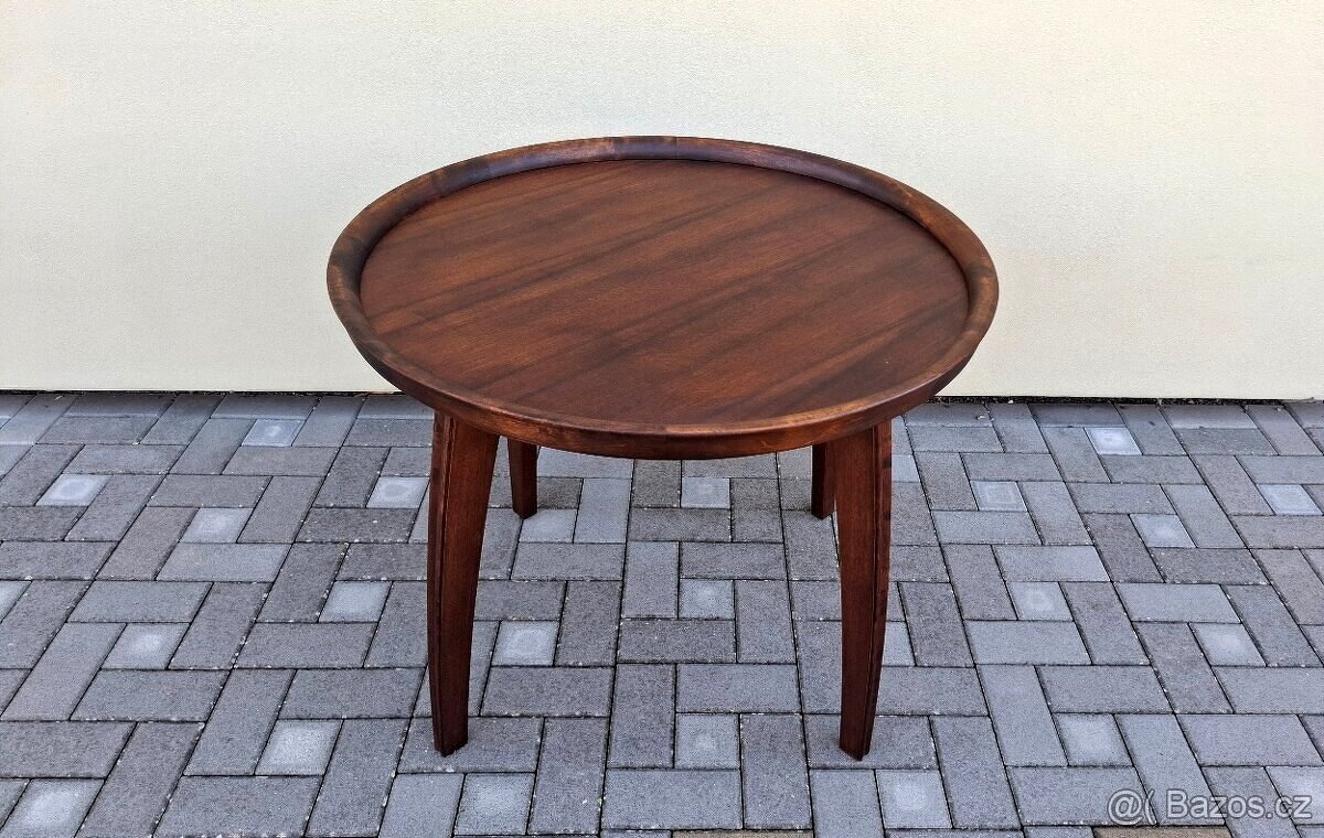 Celodřevěný hráčský stůl Fischel - 2