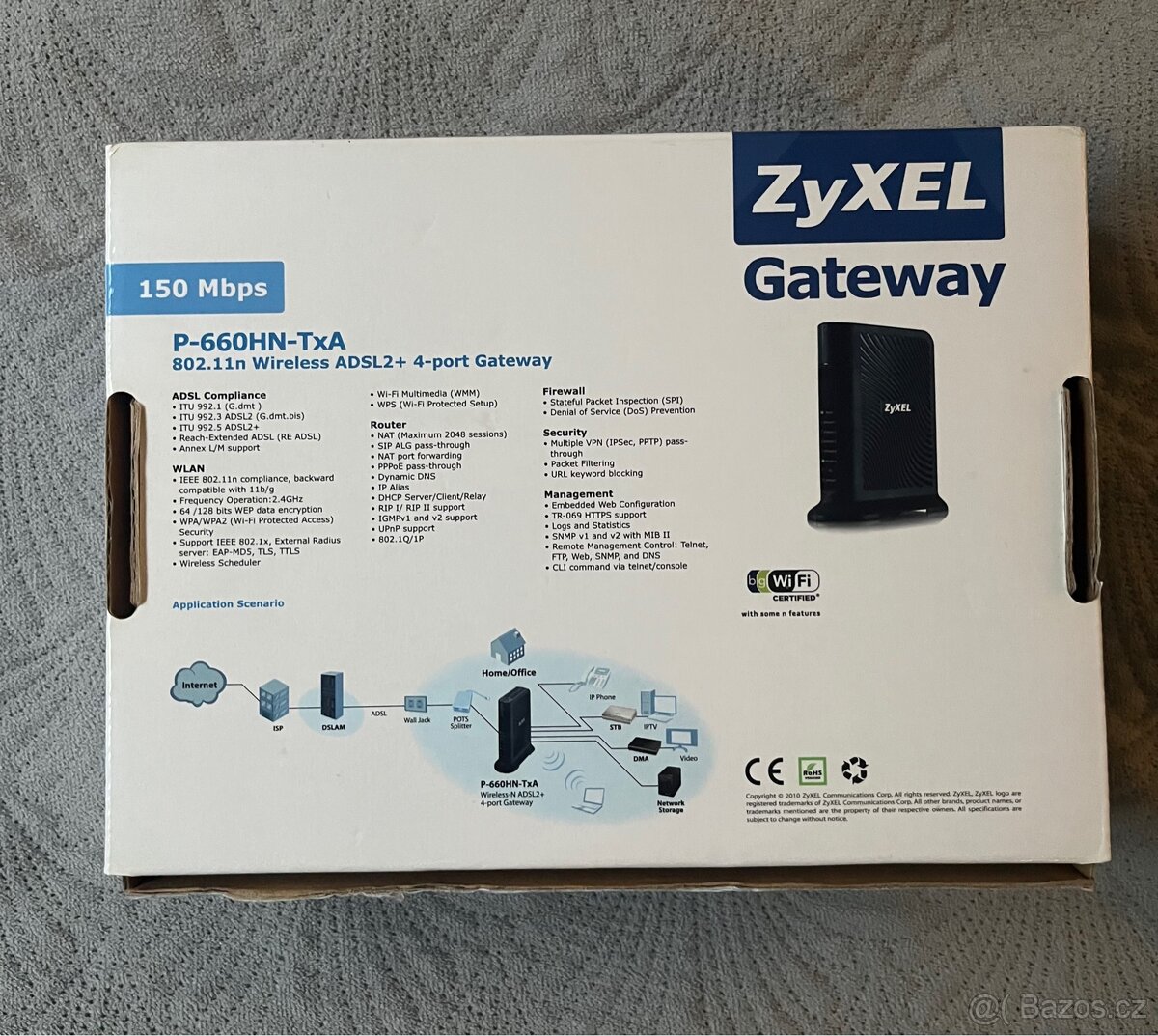 Wi-Fi router Zyxel – nový, včetně původního balení - 2