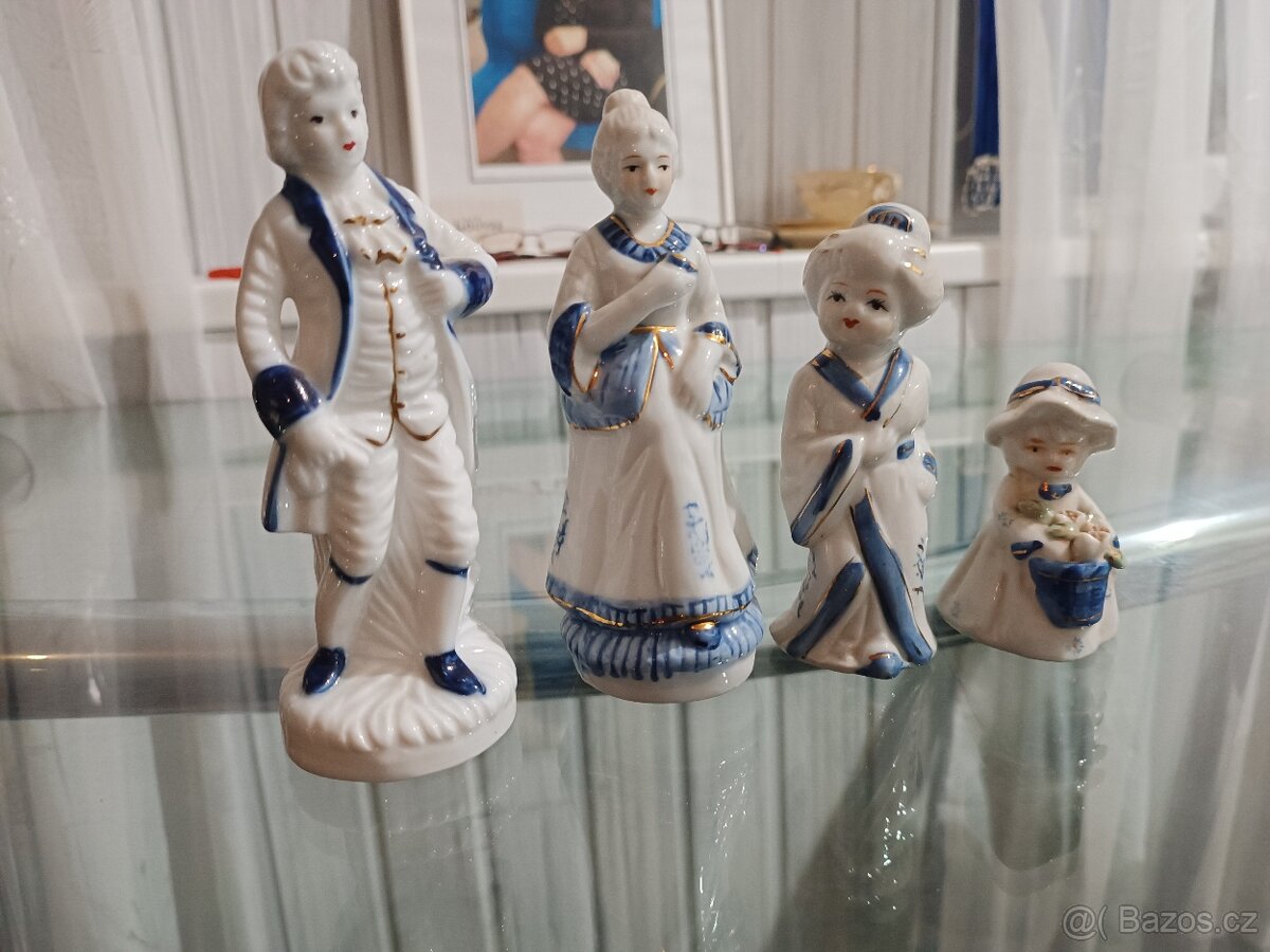 Prodám 3+1ks porcelánových figurek - 2