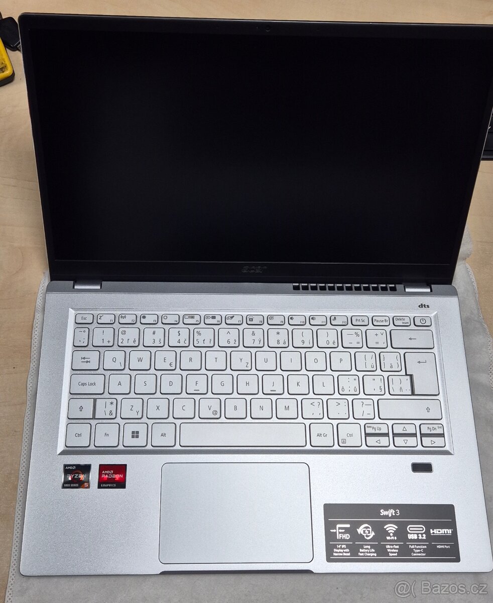 14" Acer Swift 3 (SF314-43-R7WG), Pure Silver - 2