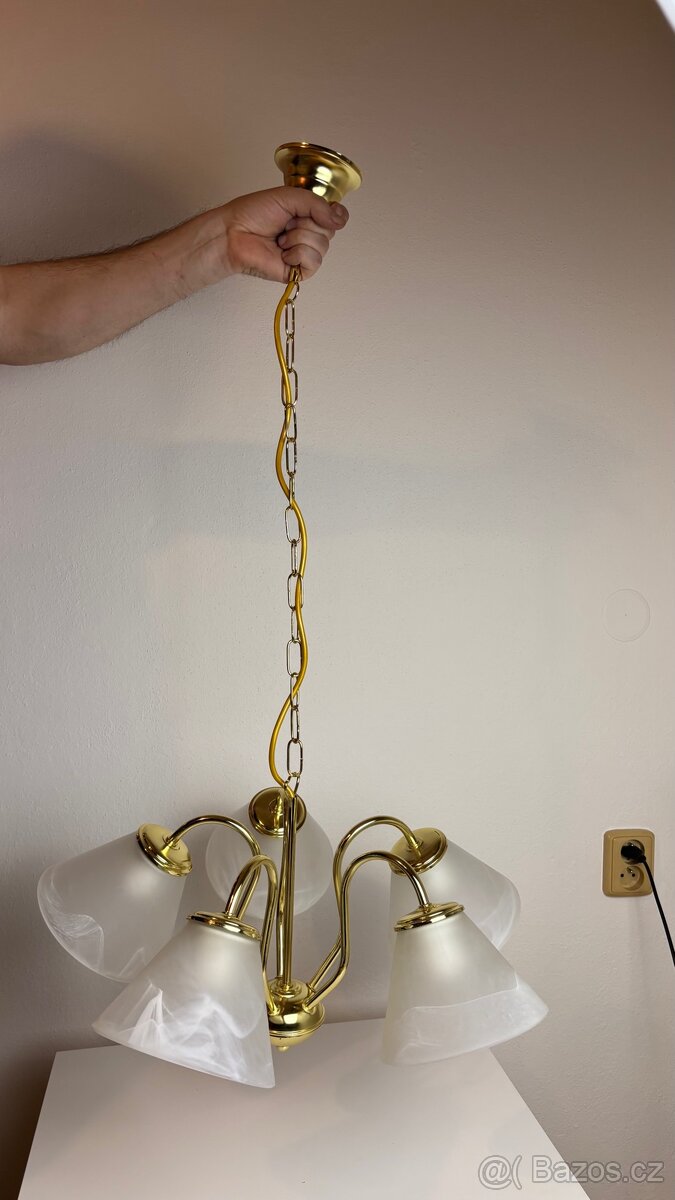 Stropní lustr pětiramenný - 2