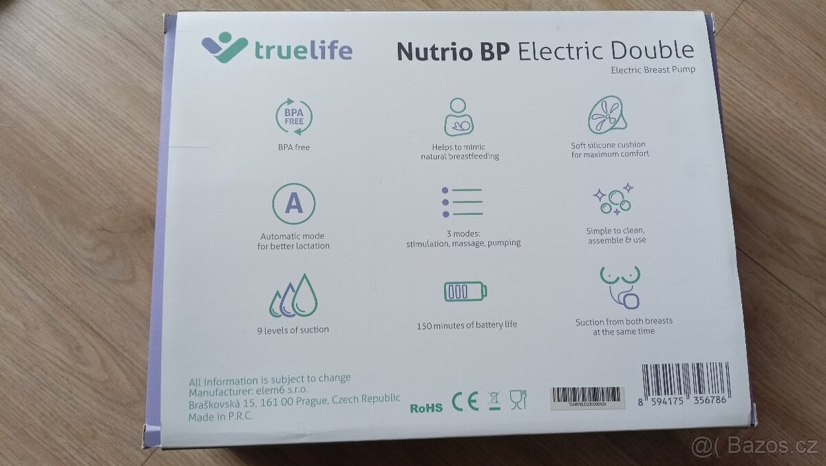 Elektrická odsávačka mléka Truelife - 2