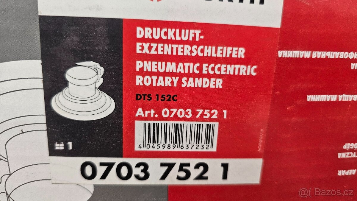 Würth DTS 152C pneumatická excentrická bruska - 2