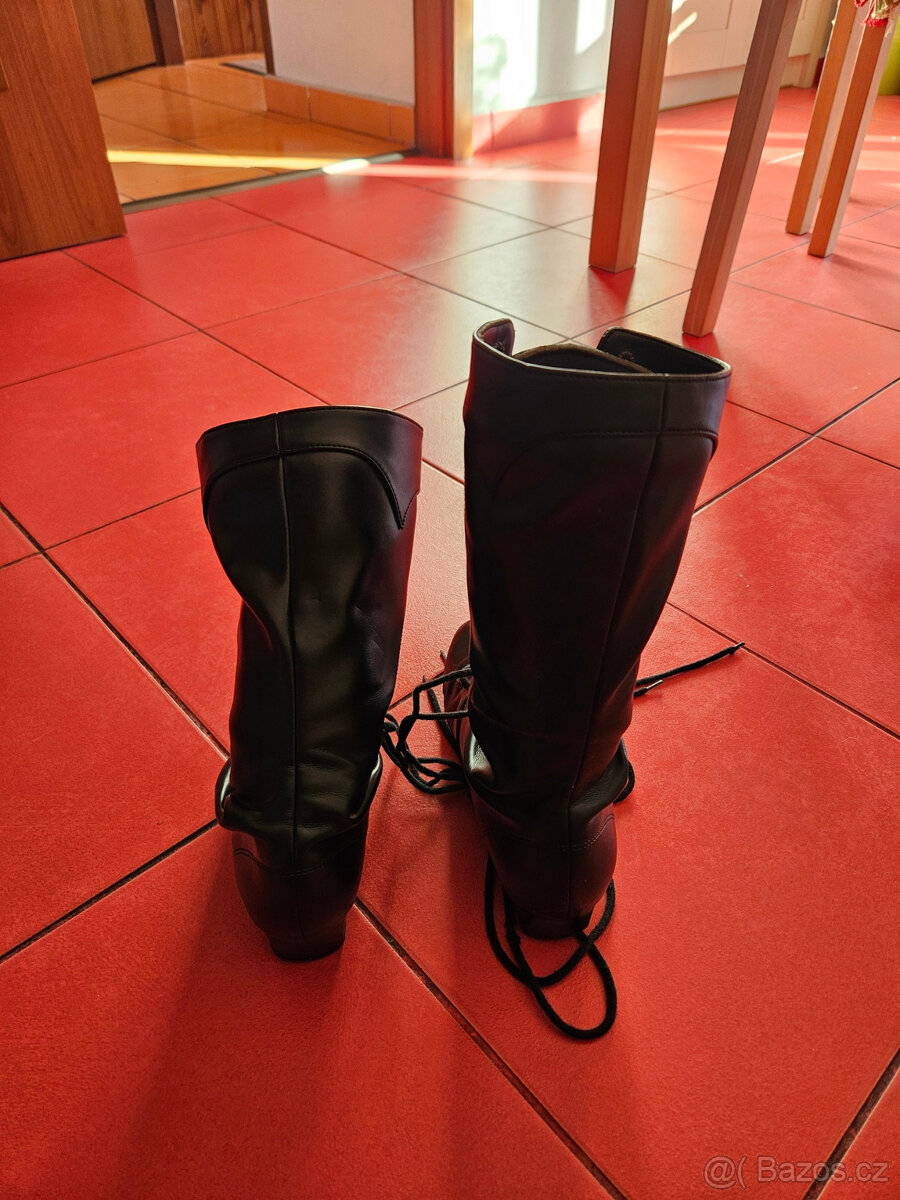 Černé kozačky vel. 35 - 2