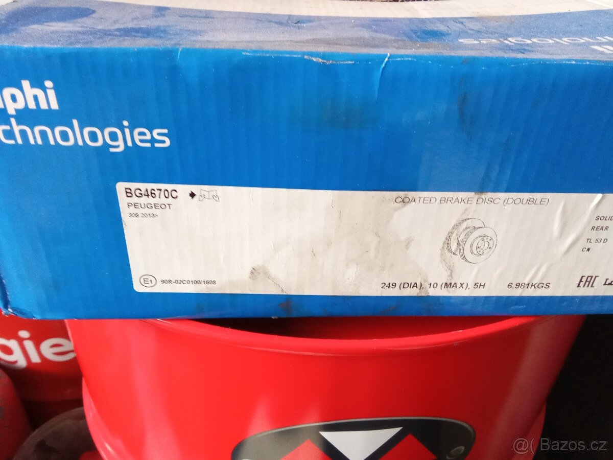 Peugeot 308 brzdy - 2