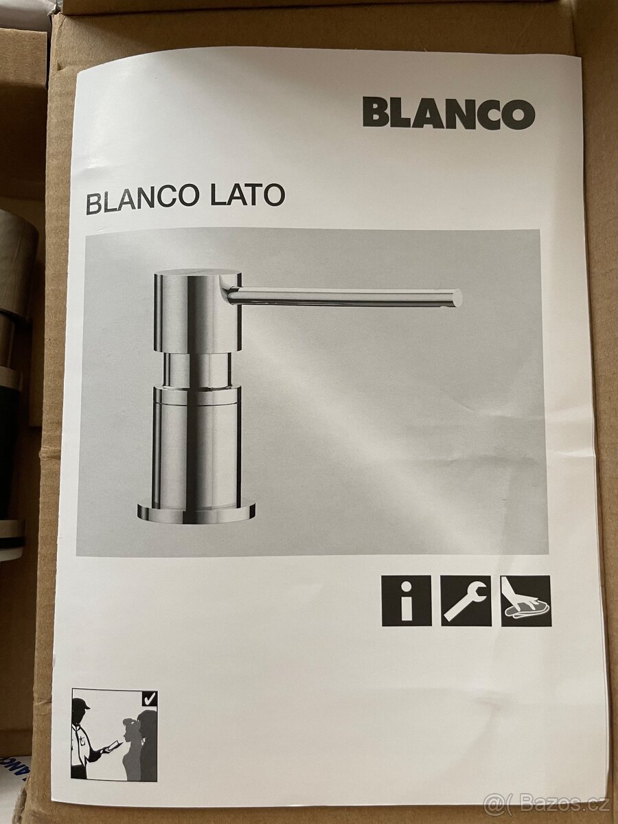 Dávkovač saponátu Blanco Lato Chrom/Antracit - 2