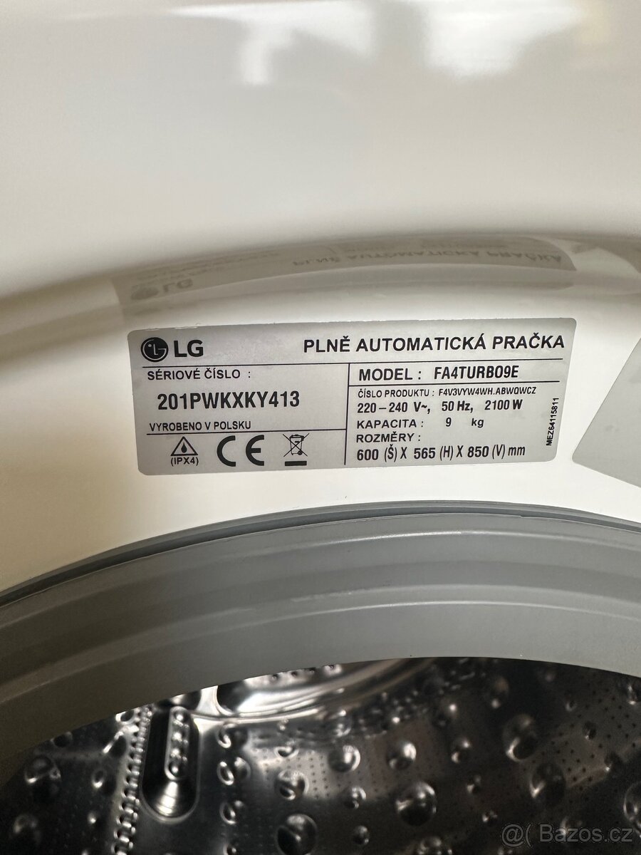 podal pracku LG DirectDrive 9kg - 2