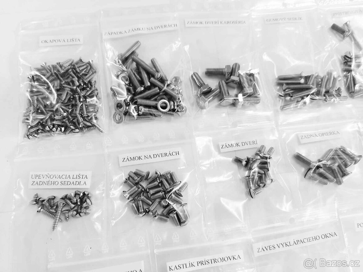 Tatra 603 sada šroubu - 2