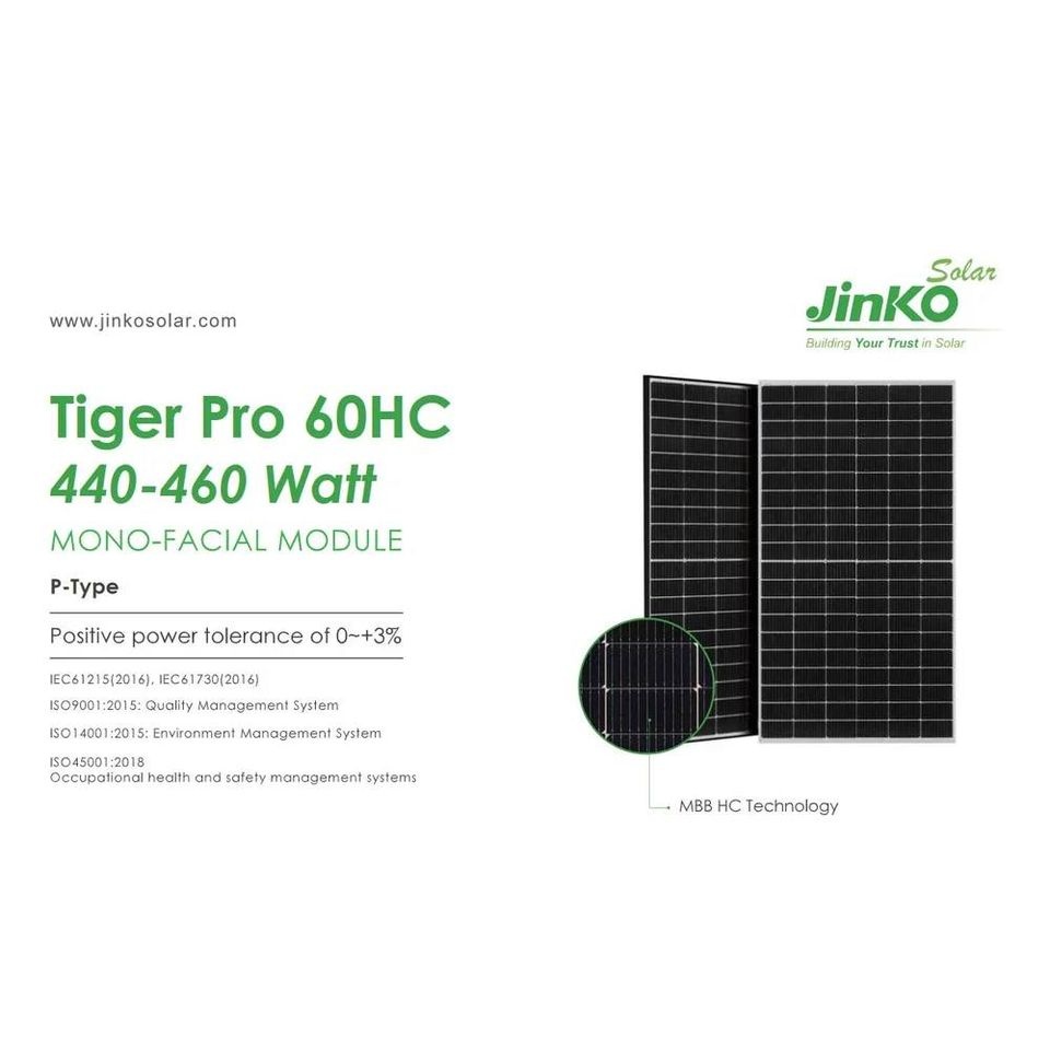 fotovoltaické panely Jinko 460Wp - 2