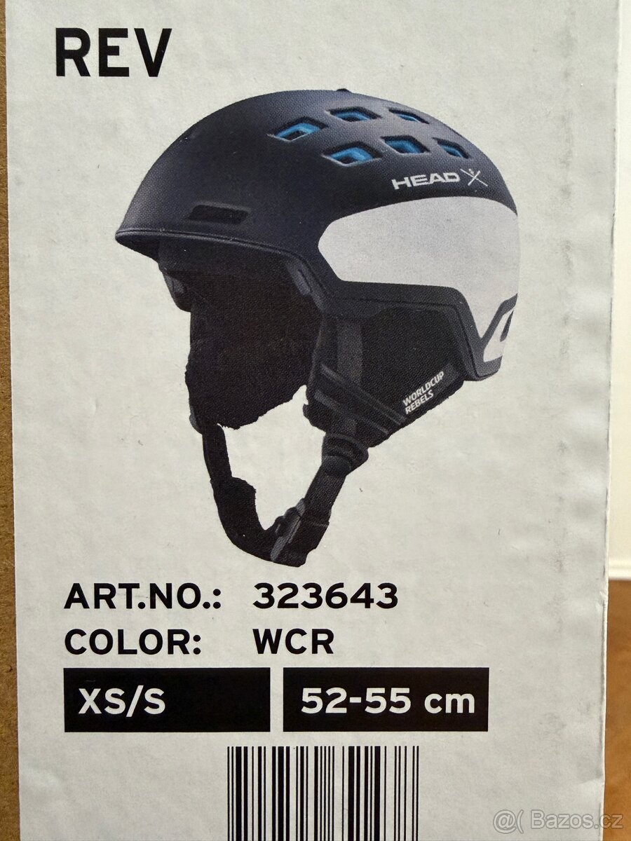 Helma a brýle Head - 2