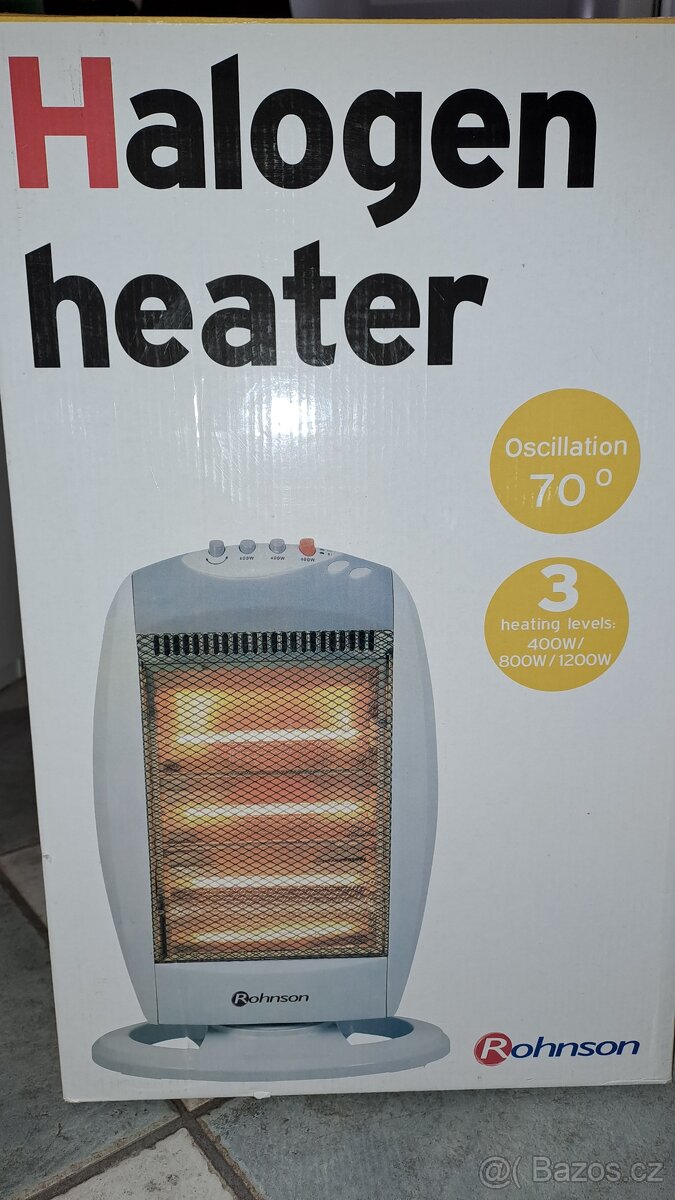 Halogenový elektrický zářič - 2
