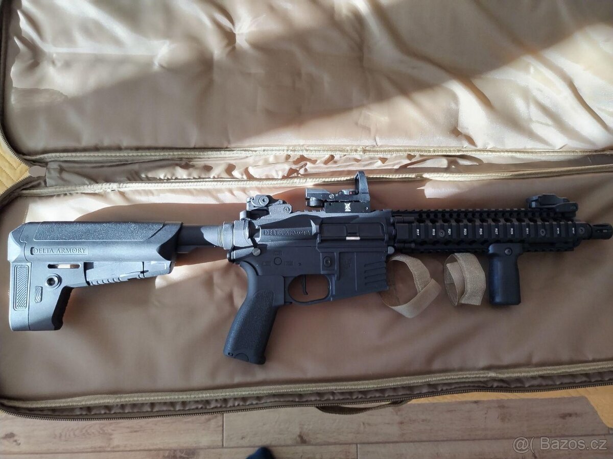 Airsoftka Delta Armory AR15 MK18 Bravo čierna - 2