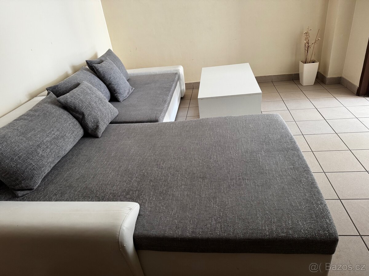 Rozkládací sedací souprava s úložným prostorem - 2