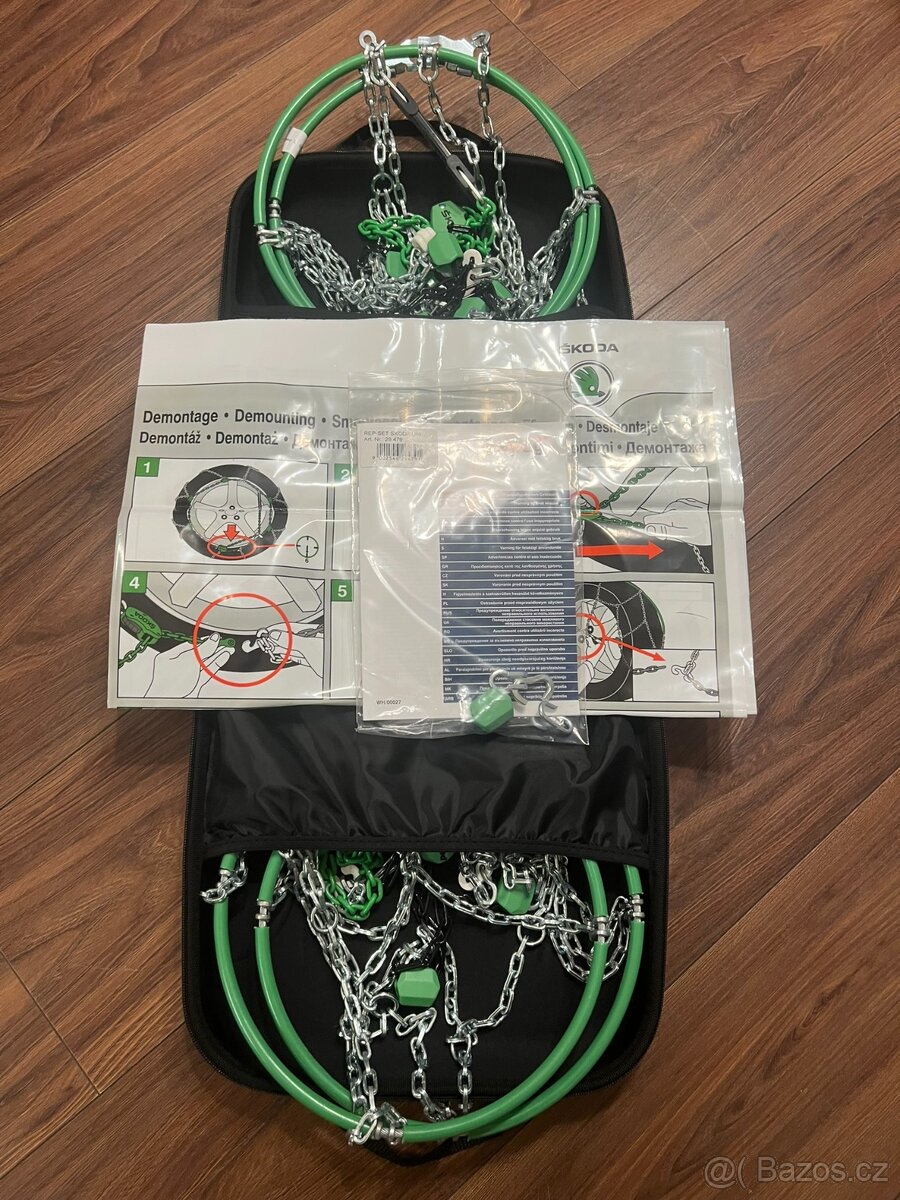 Sněhové řetězy R16-17 - Originál Škoda - 2
