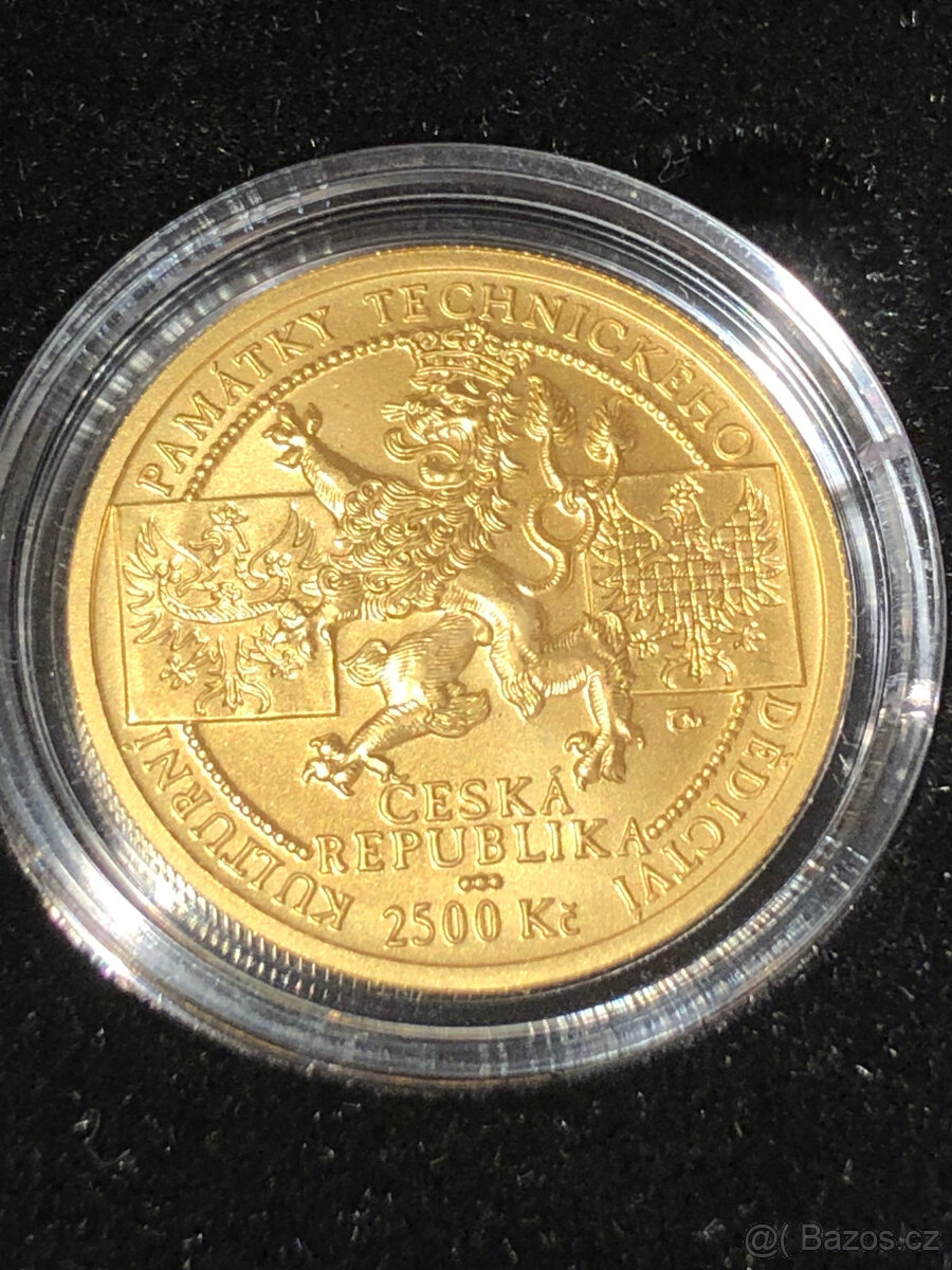 Zlatá mince papírna Velké Losiny - BK - 2