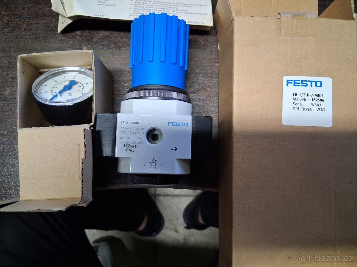 Prodám regulátor tlaku Festo LR-D-7Midi - 2