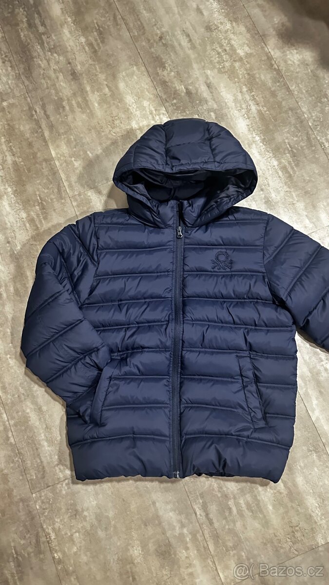 Zimní bunda Benetton vel. XL 10-11let, vel. 146-152 - 2