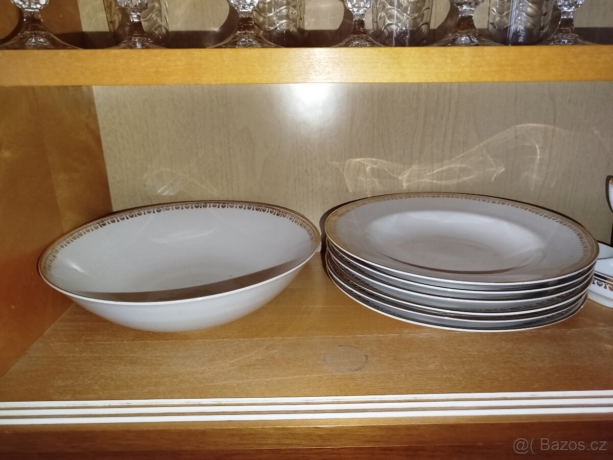 Porcelán - čajová sada - jídelní - 2