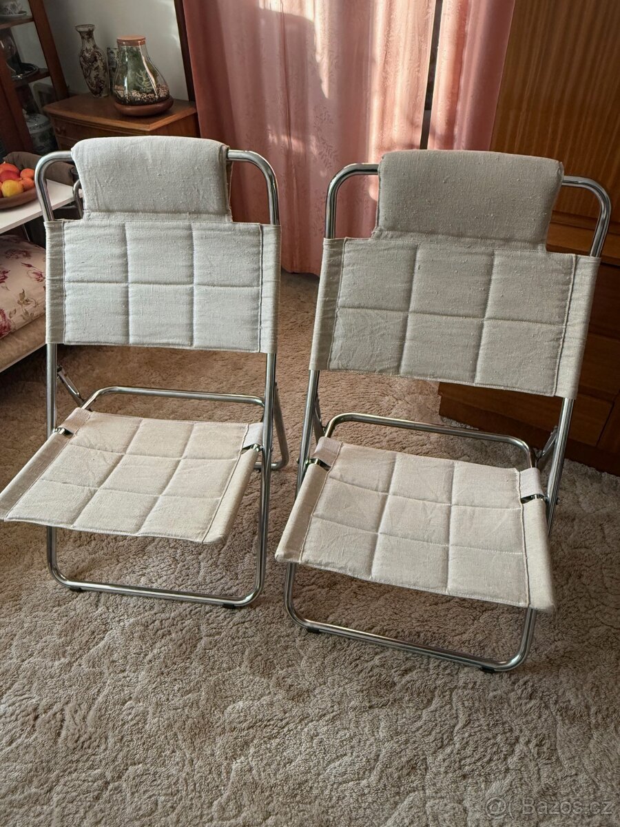 Retro skládací křesílka - 2