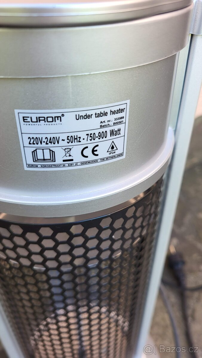 infra ohřívač pod stůl EUROM - 2