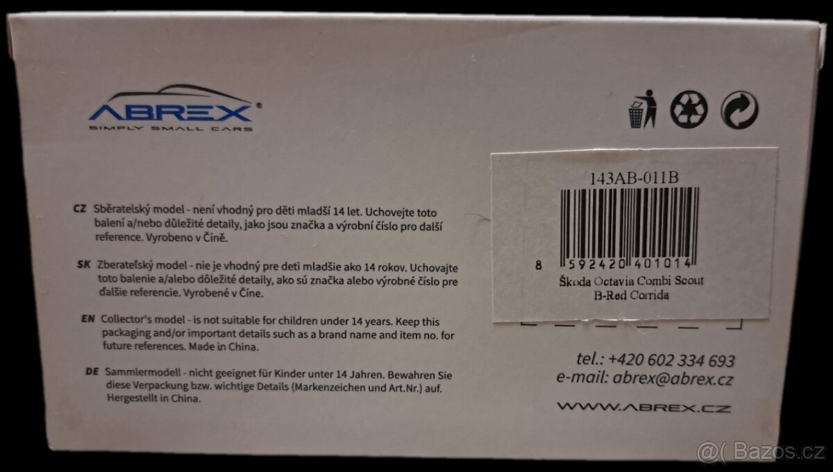 Abrex 1:43 Škoda octavia scout - 2