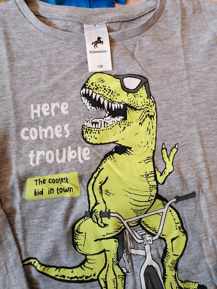 Chl. trika dl. rukáv vel. 122-128 - 2