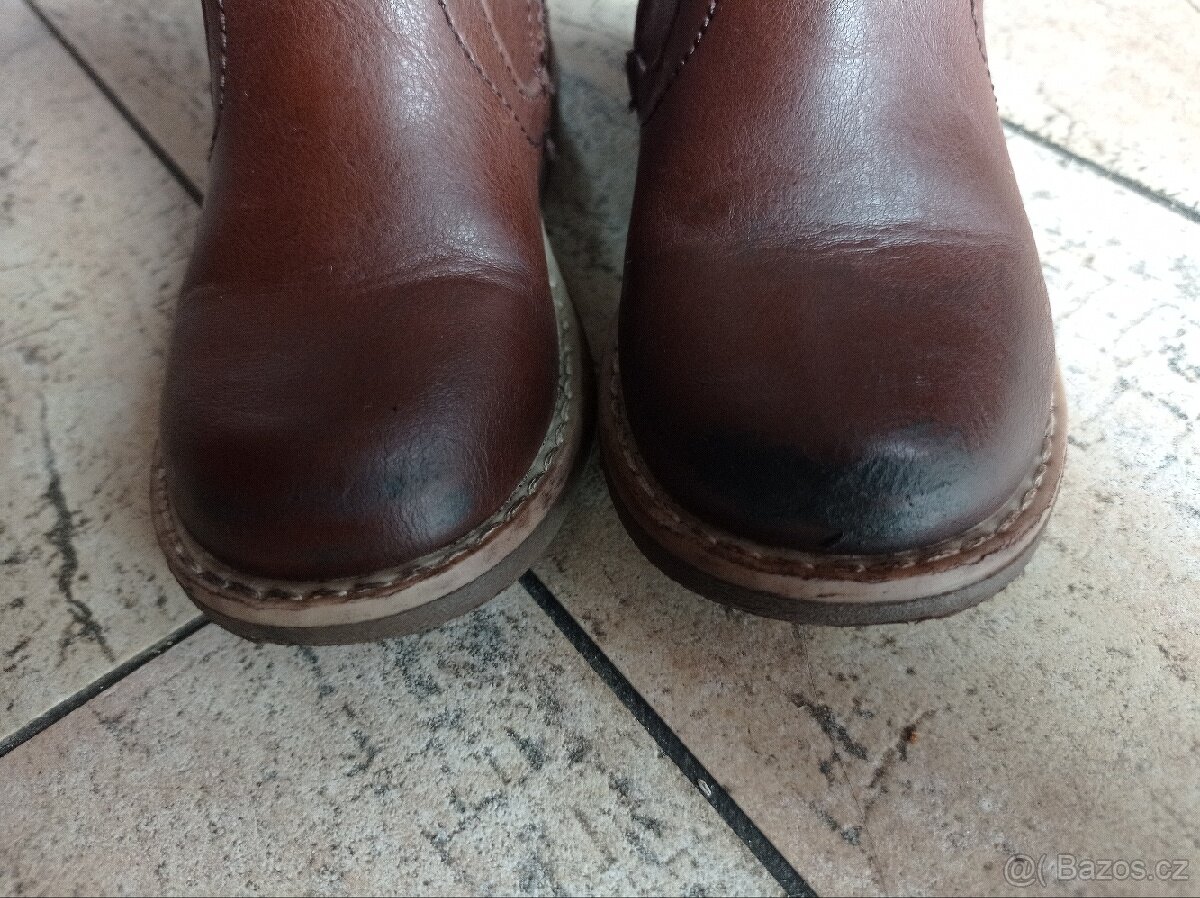 Dívčí kozačky, vel.23, zn.M&S Kids - 2