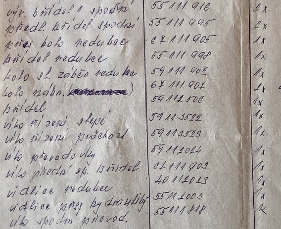 Náhradní díly Zetor - 2