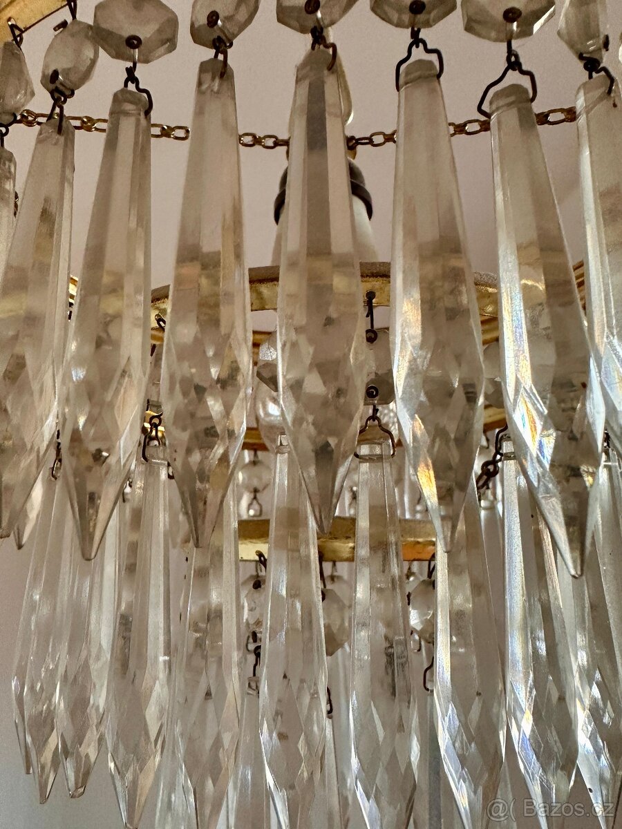 Retro křišťálový lustr - 2