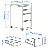 Zásuvkový díl IKEA MICKE - 2