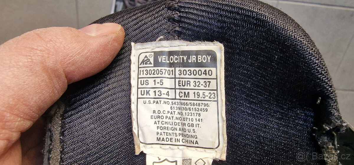 Dětské kolečkové brusle K2 vel- 32-37 - 2