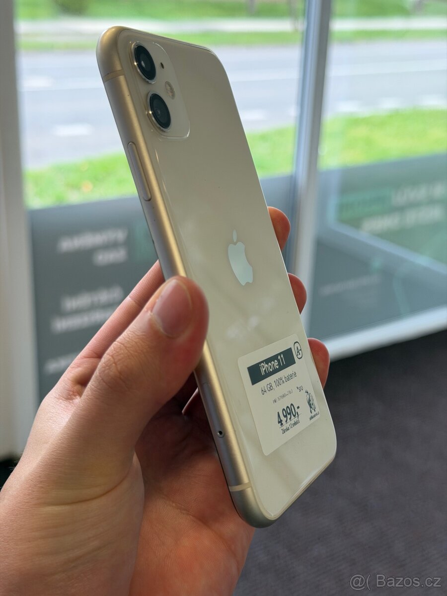 iPhone 11 - 64GB - 100% BAT - 12M ZÁRUKA - 2