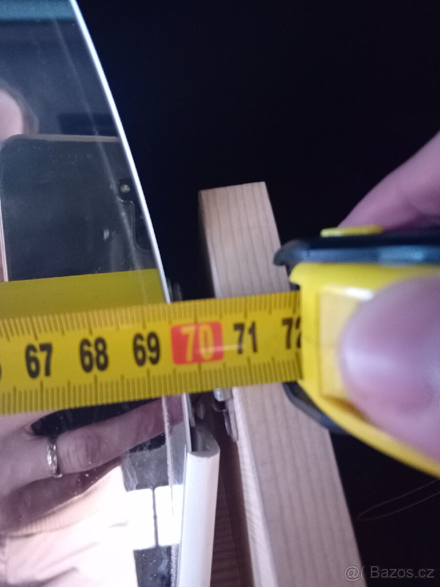 Velke kruhove nastenne zrcadlo 70cm - 2