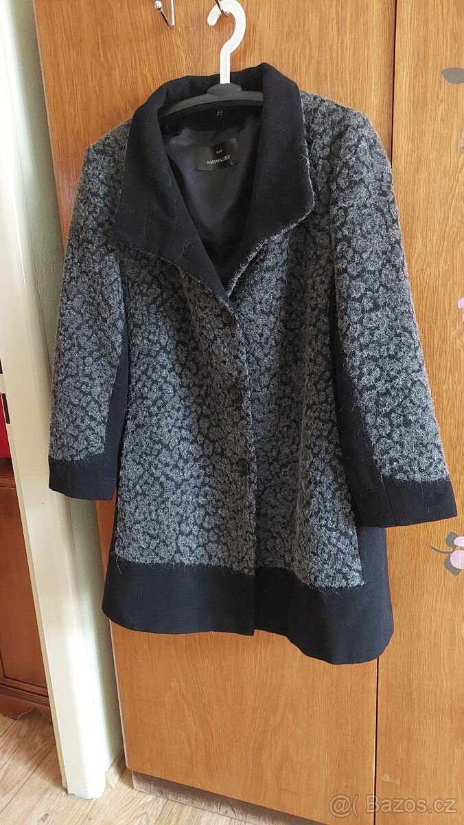 Vlněný kabát BARBARA LEBEK č.44 - 2