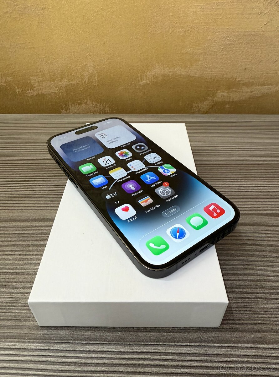 Apple iPhone 14 Pro 256GB černý TOP stav, baterie 100% - 2