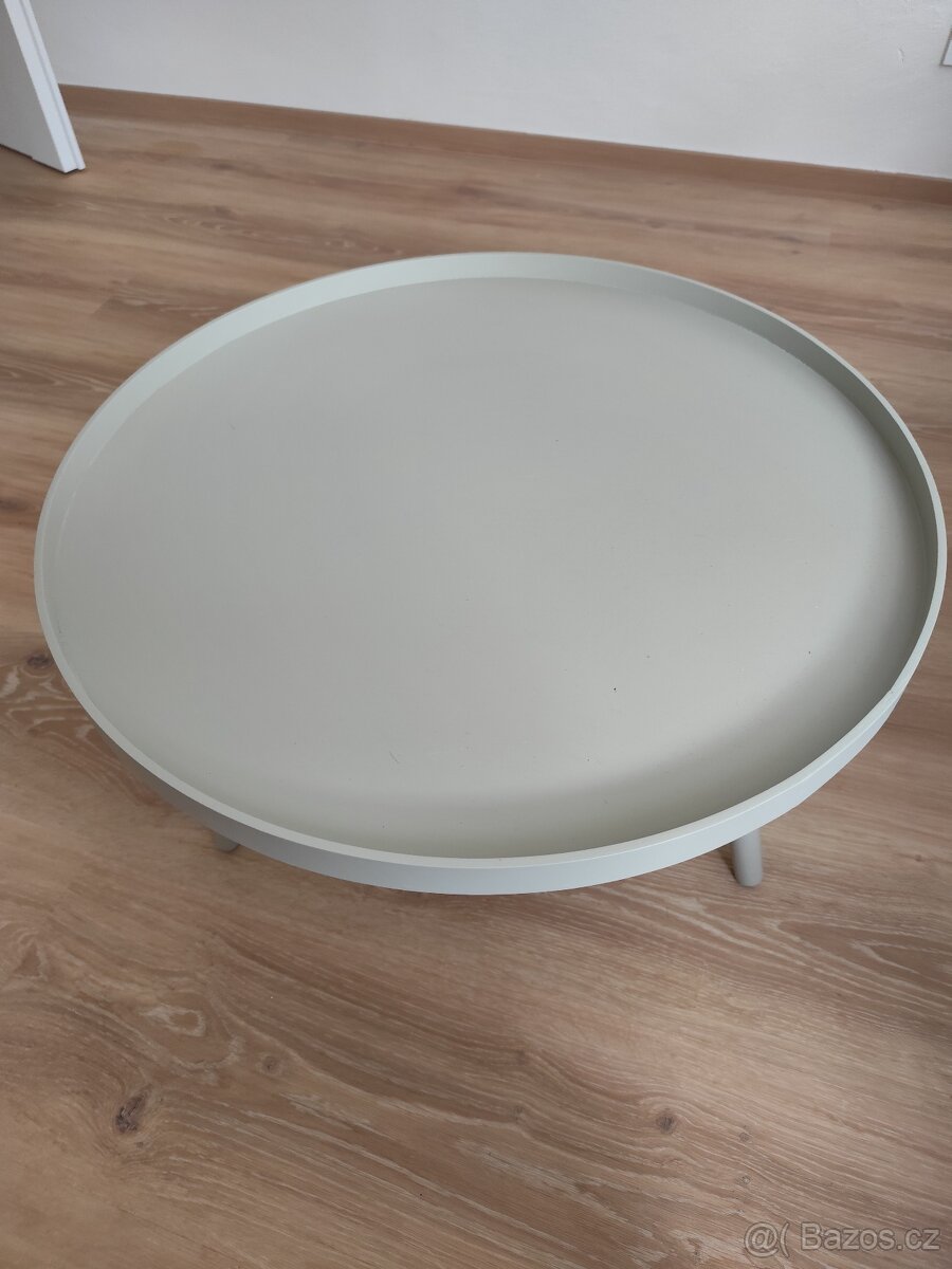 Designový konferenční stolek béžový - 2