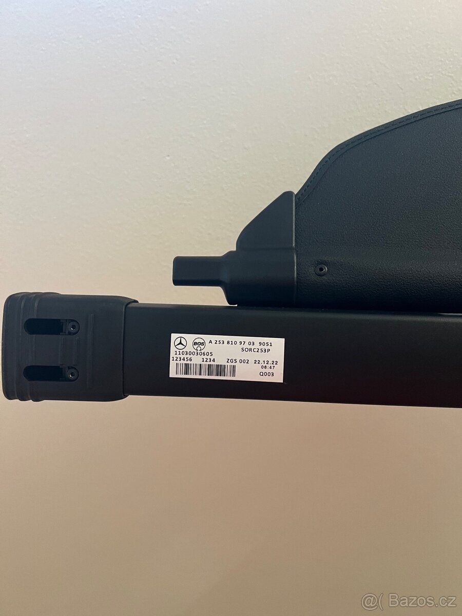 Kryt zavazadlového prostoru / Kufrová roleta Mercedes Benz - 2