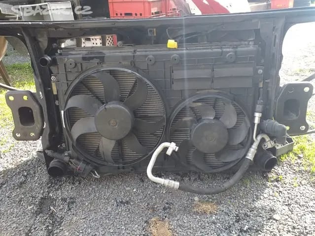 Kompletní chladící stěna, chladiče, výztuha Škoda Superb 2 - 2