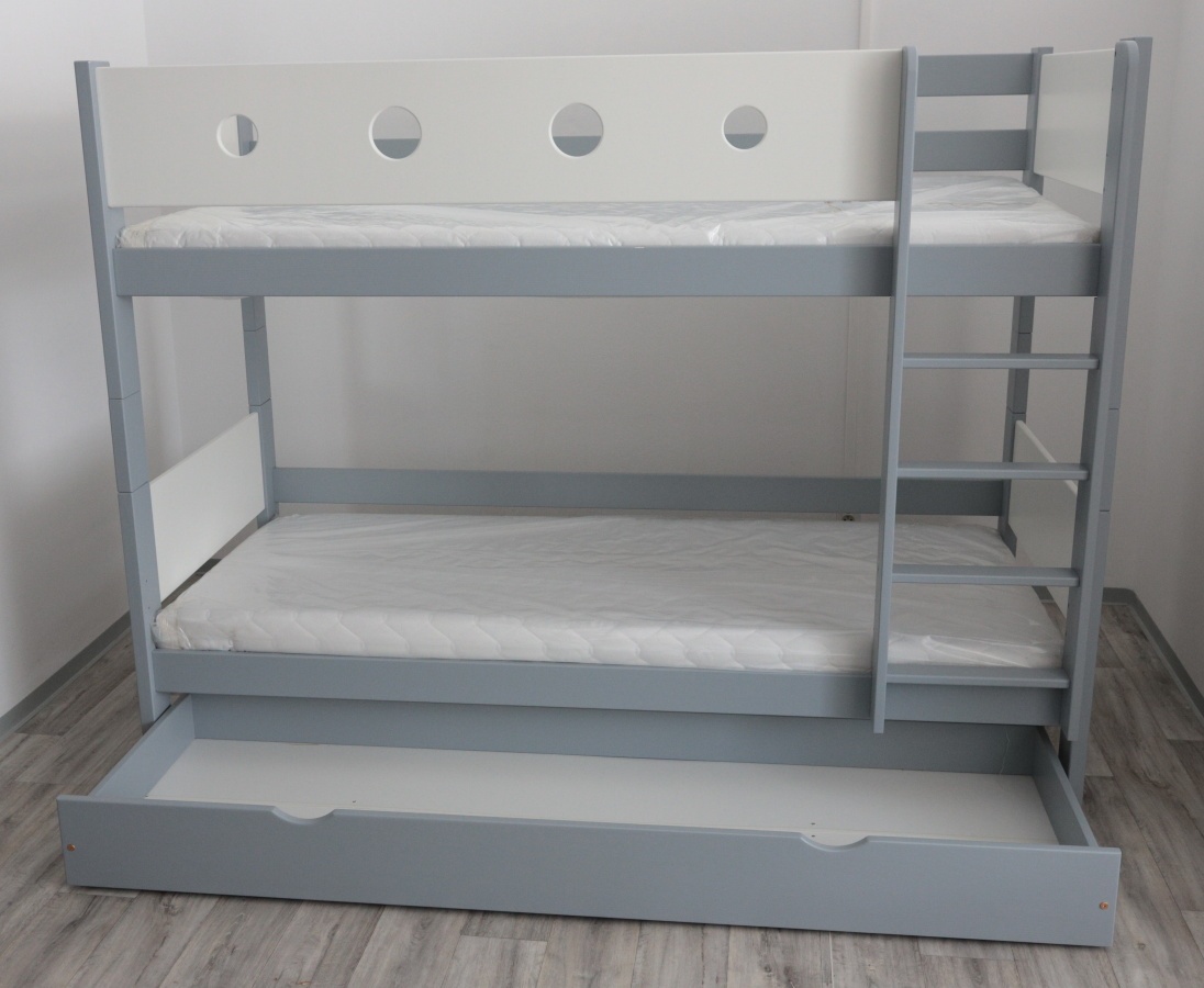 patrová postel dřevěna URWISEK-P 200X90 - 2