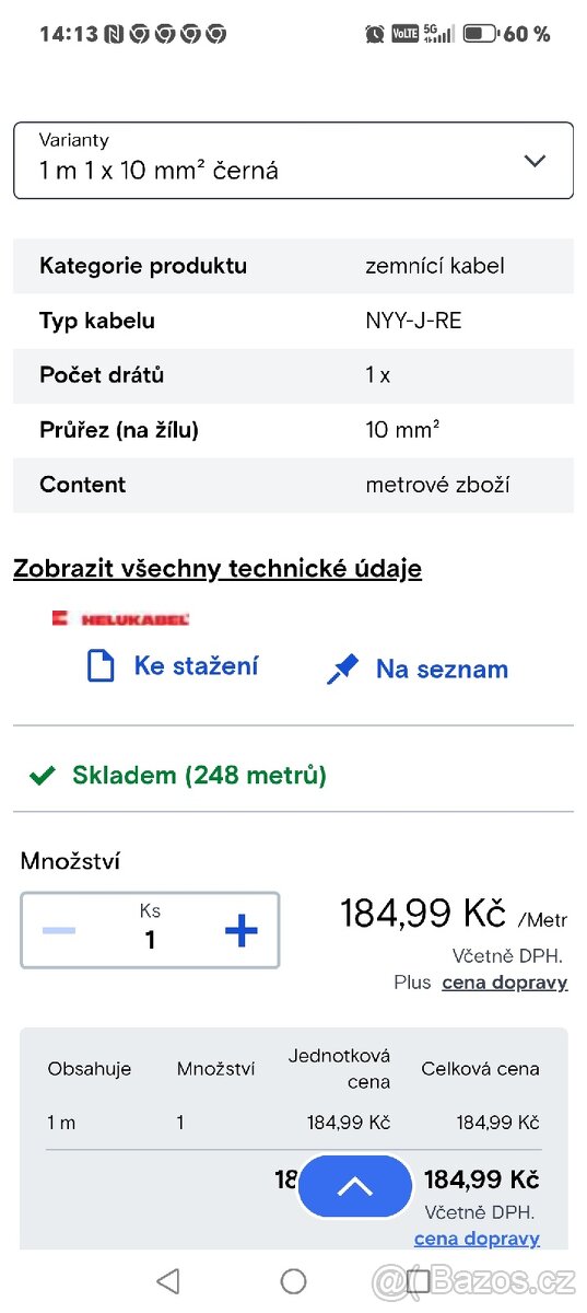 Prodám kabely na fotovoltaiku - 2