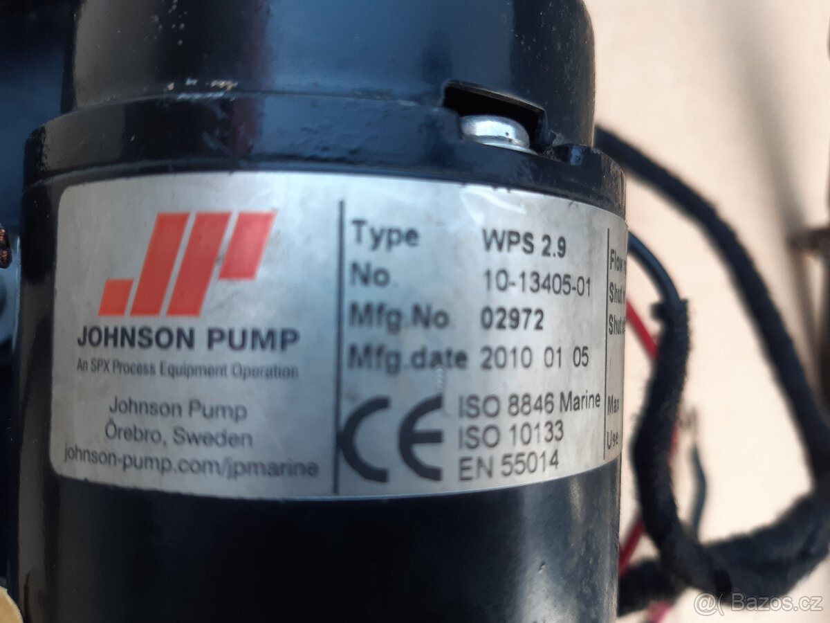 12V čerpadlo JOHNSON PUMP, typ WPS 2.9 - 2