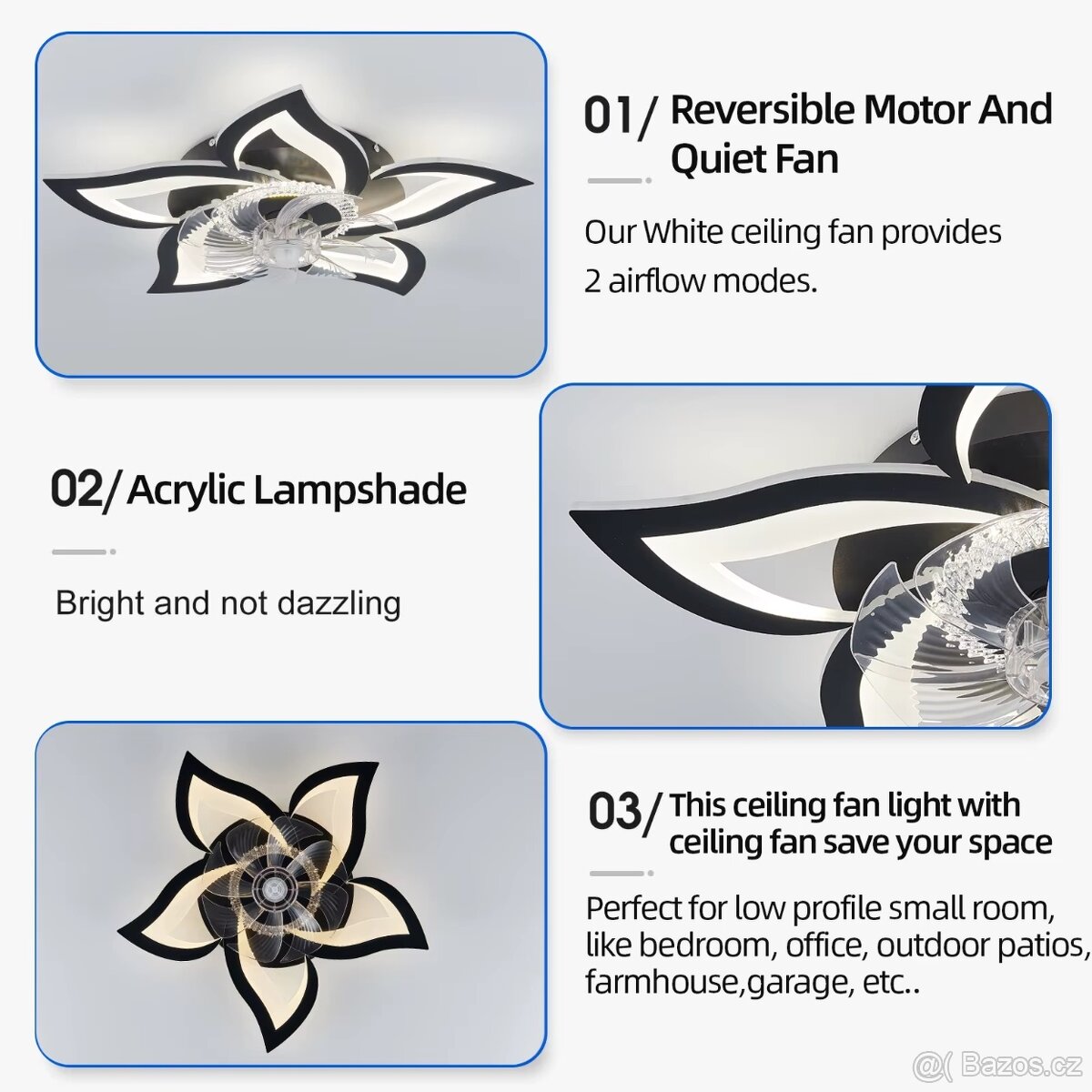 LED LUSTR S VENTILÁTOREM - 2