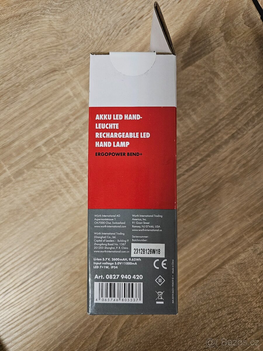 WÜRTH ERGOPOWER BEND+ LED lampa - 2