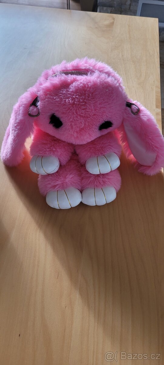 Plyšová kabelka / batůžek králíček POMPON - 2