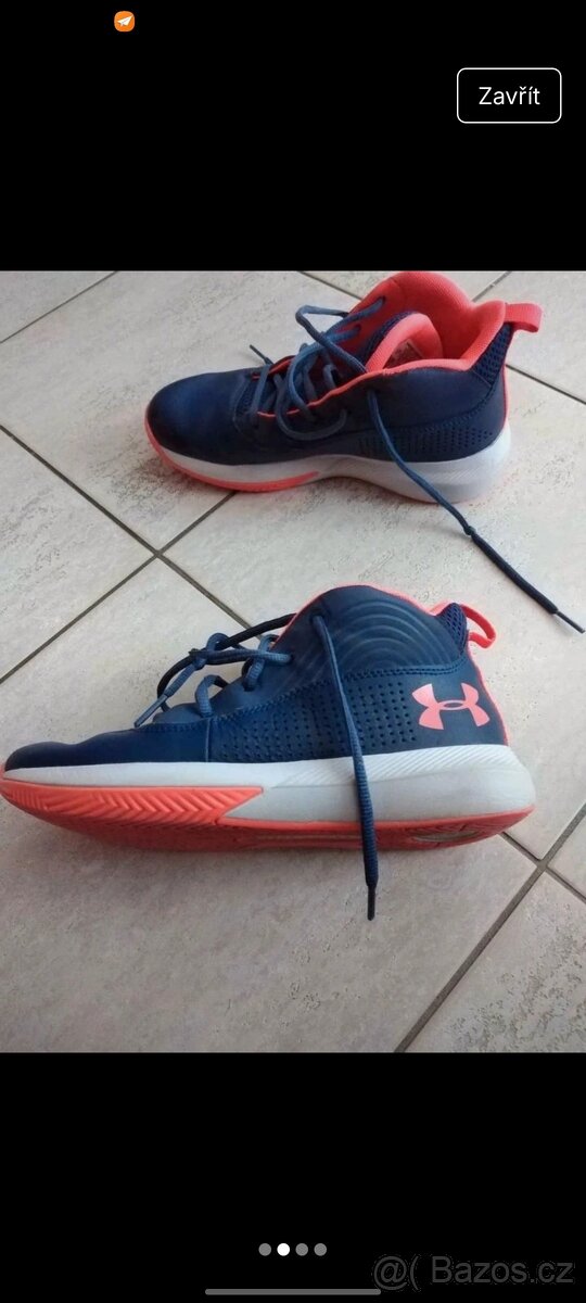 Sálové sportovní boty - Under Armour- vel.36 - 2