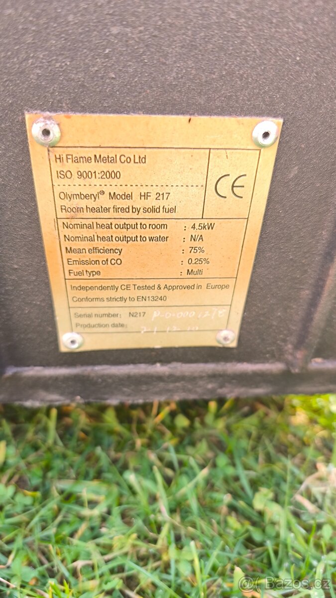 Litinová krbová kamna - 2