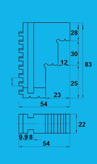 TOS 200 Nové čelisti pro soustruh sklíčidlo - 2