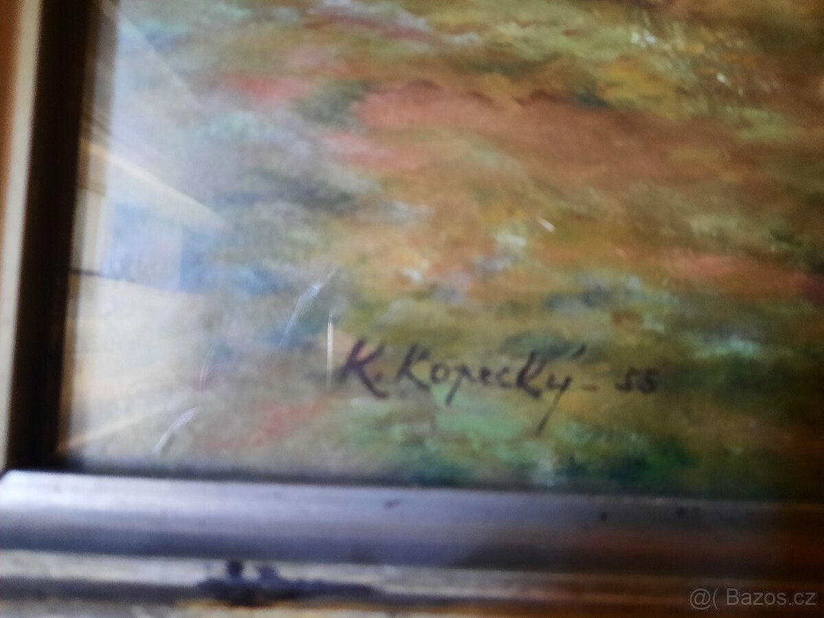 Obraz krajina - Kopecký - 2