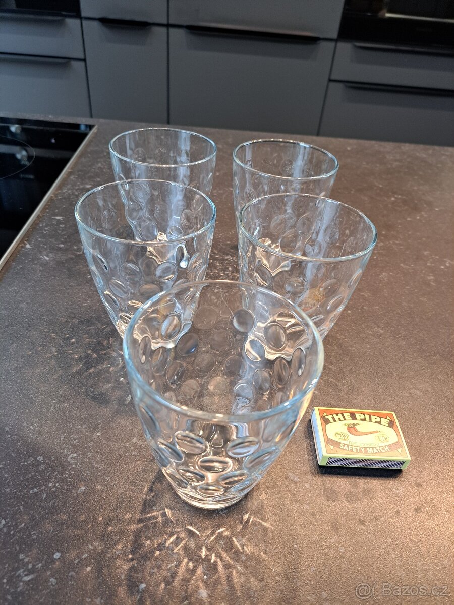 Pěkné sklenice Bormioli Rocco (Italy), 5 ks, levně - 2